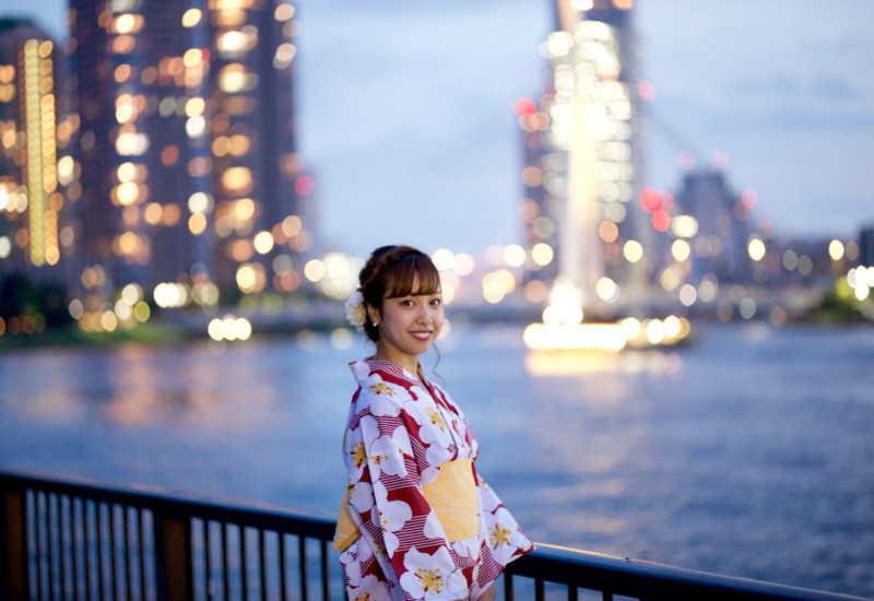 浴衣 大人可愛い コーデ 和風美人